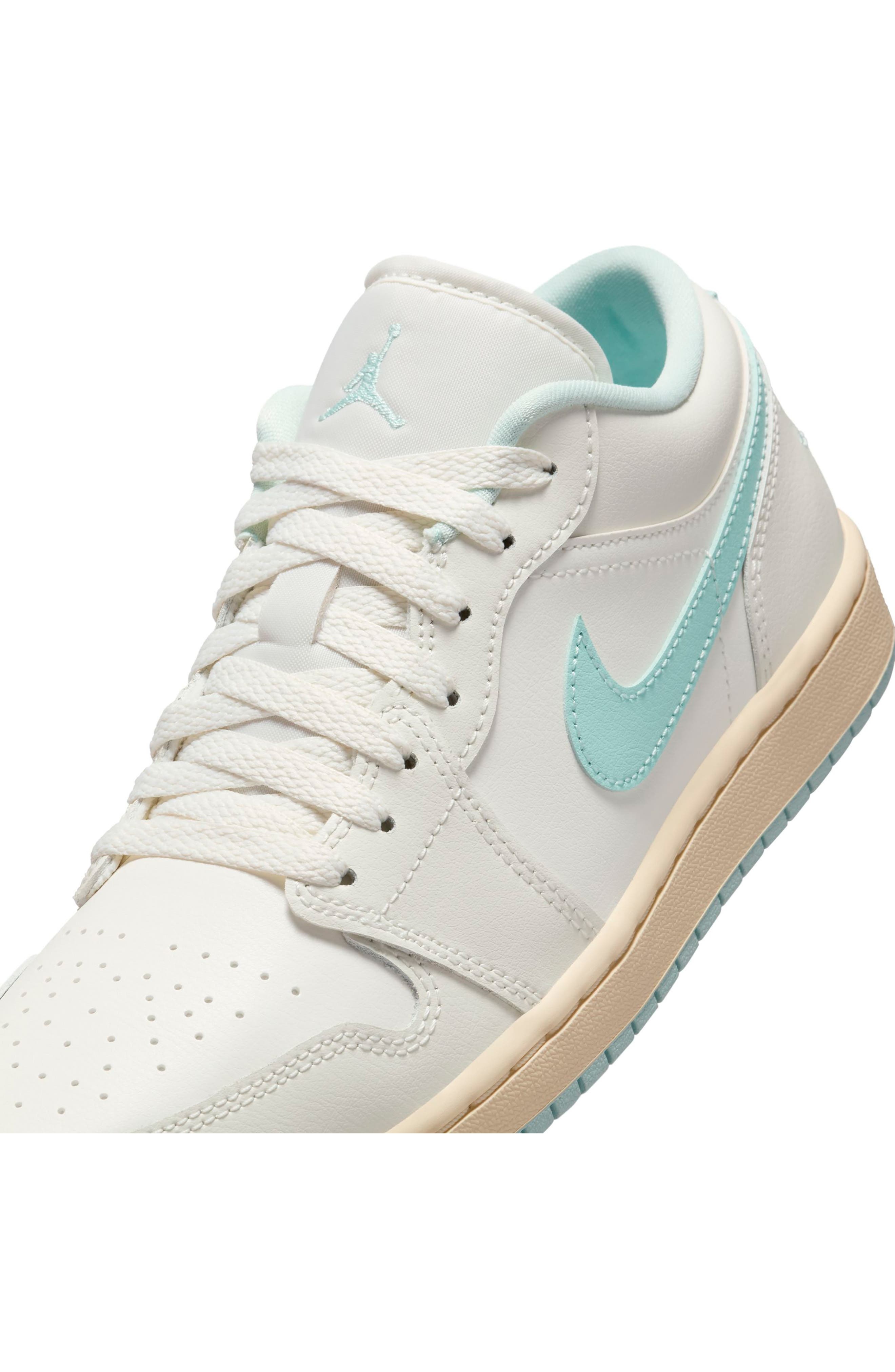 Air Jordan 1 Low Sneaker in Sail/Igloo at Nordstrom - 8