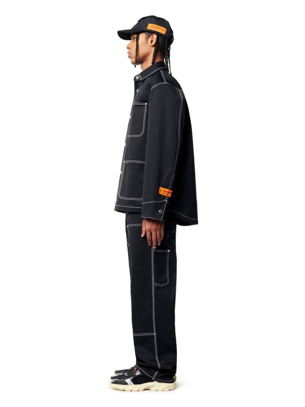 White Stitch Ghost Pocket Jkt - 3