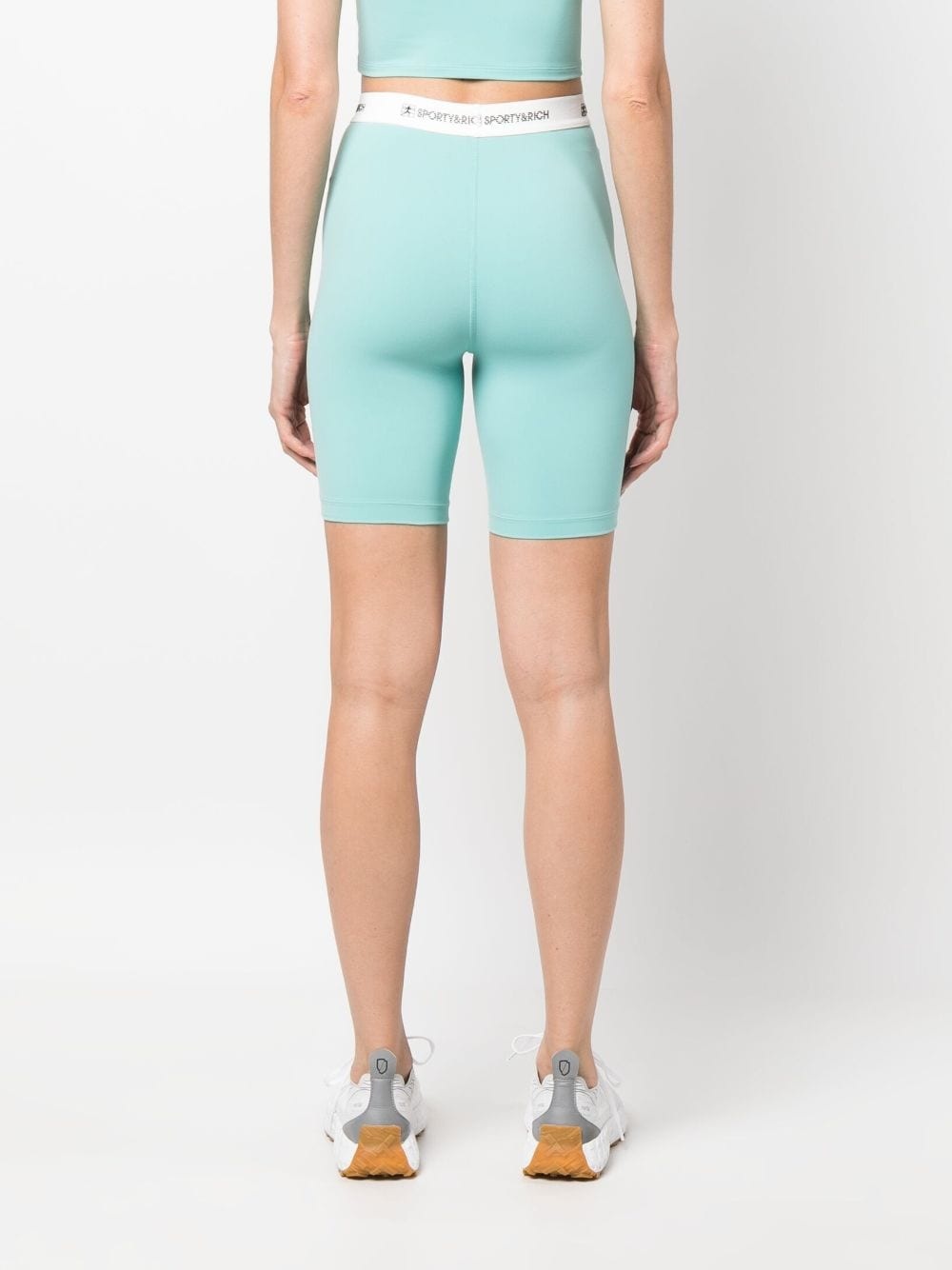 logo-waistband shorts - 4