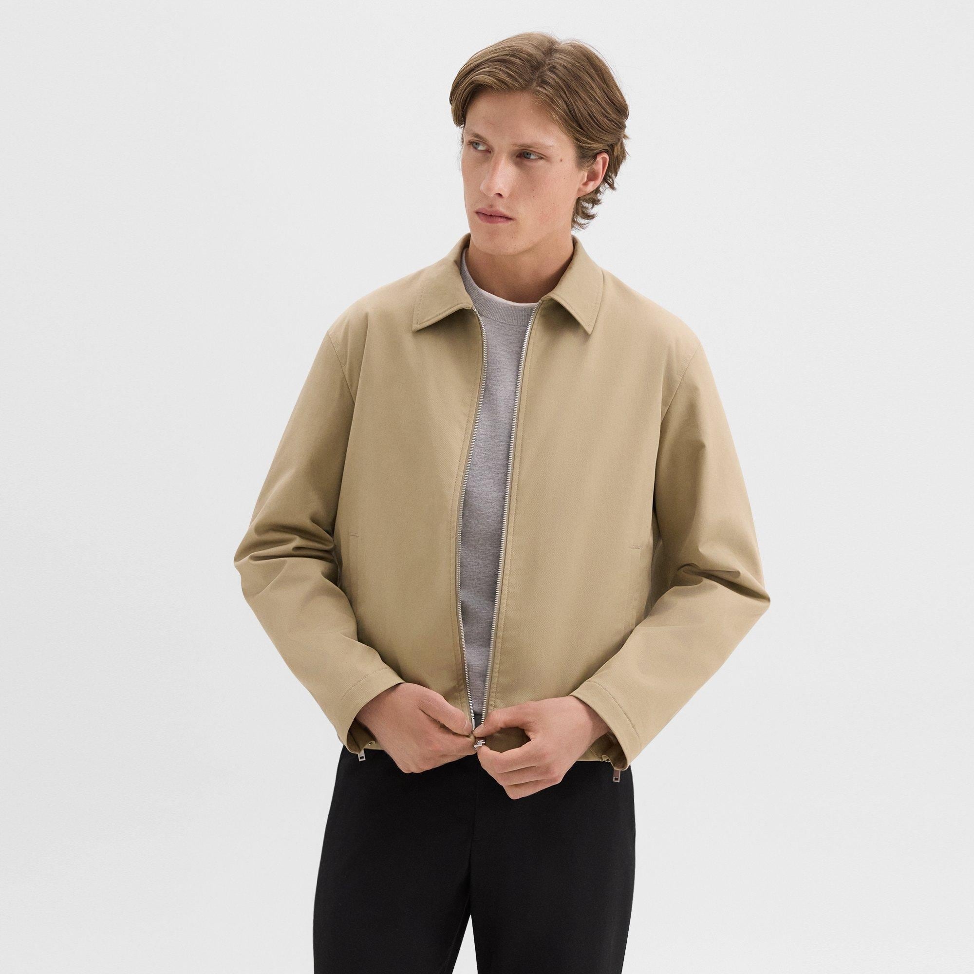 Blouson Zip Jacket in Stretch Cotton Twill - 2