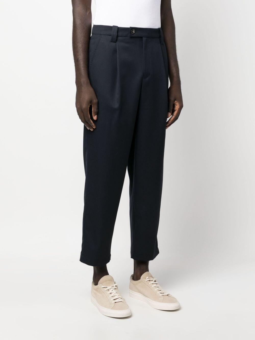Renato pleated wool trousers - 3