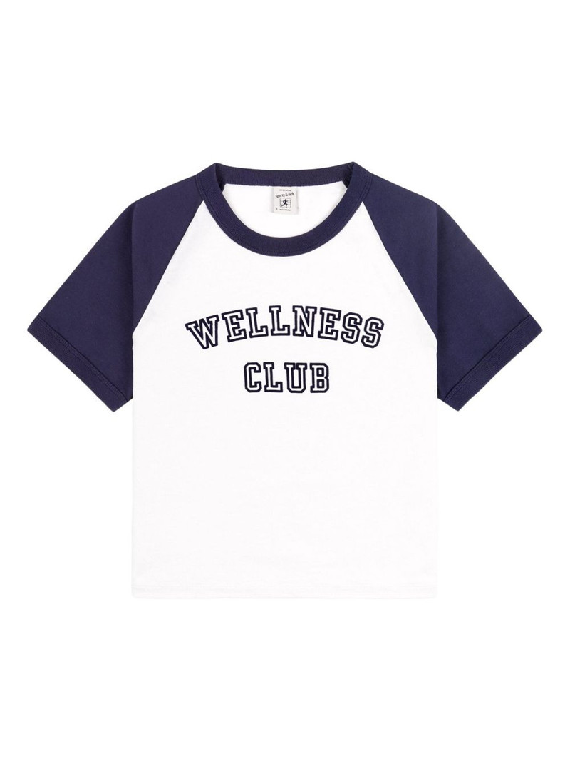 Wellness Club baseball-sleeve top 1