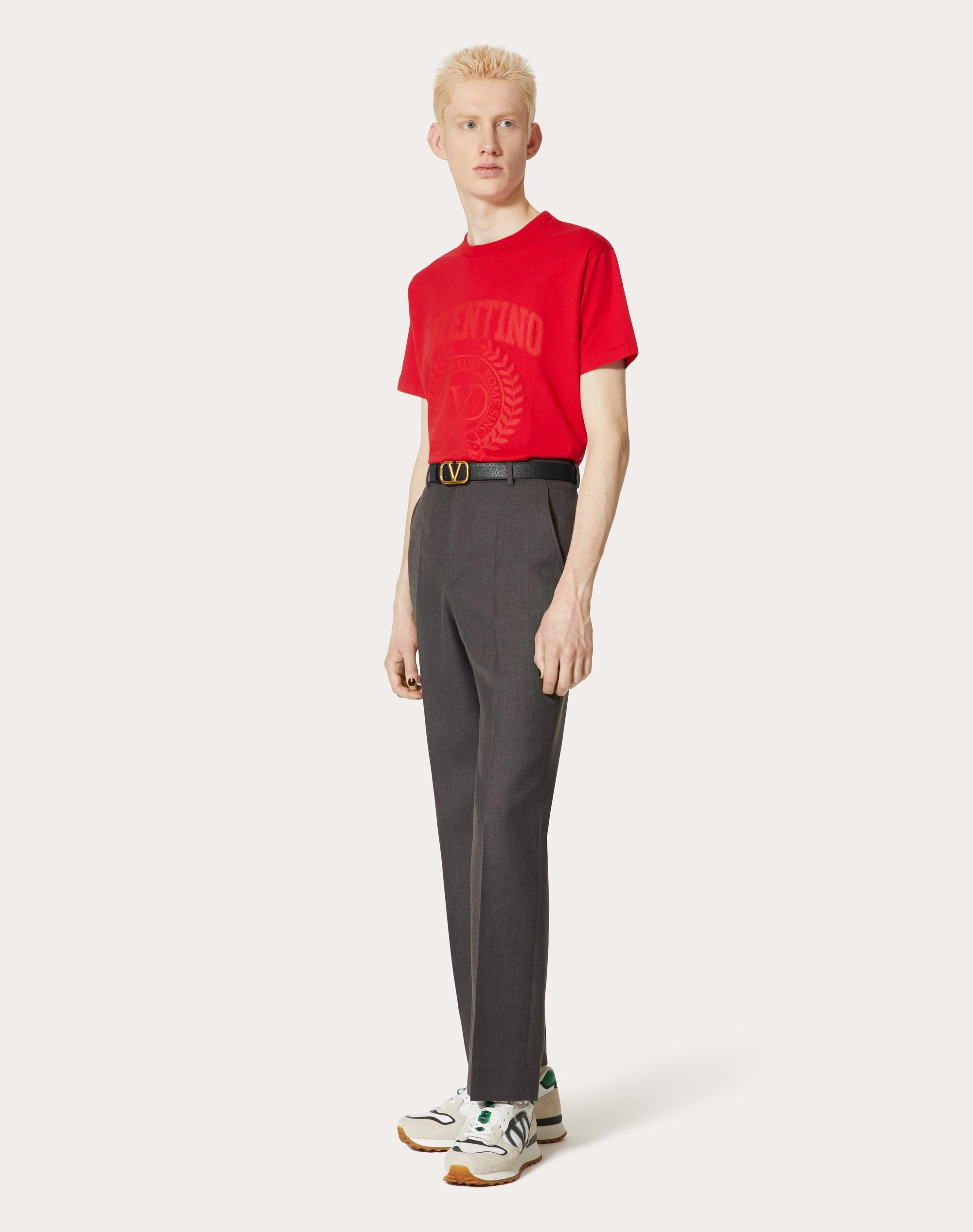 MAISON VALENTINO EMBROIDERED COTTON T-SHIRT - 2