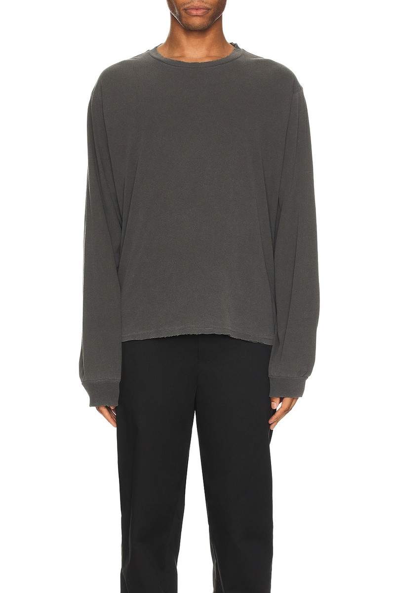 John Elliott Folsom Cropped Ls Tee outlook