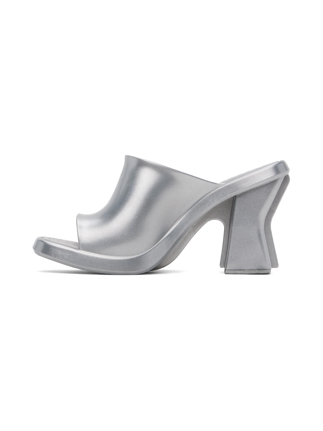 Silver Melissa Edition Heeled Sandals - 3