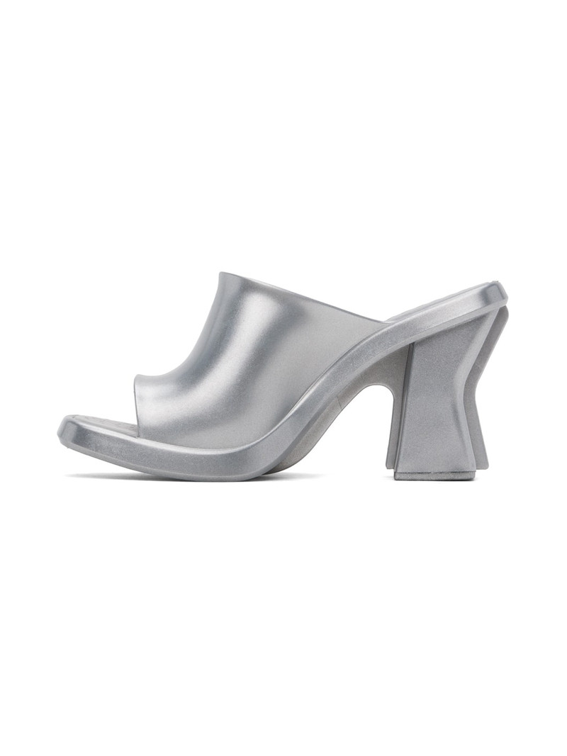 실버 멜리사 에디션 Heeled 샌들 3