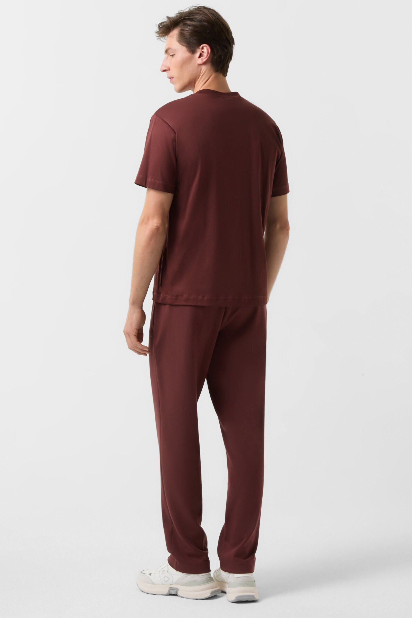 T-shirt Lukas in Wine red - 3