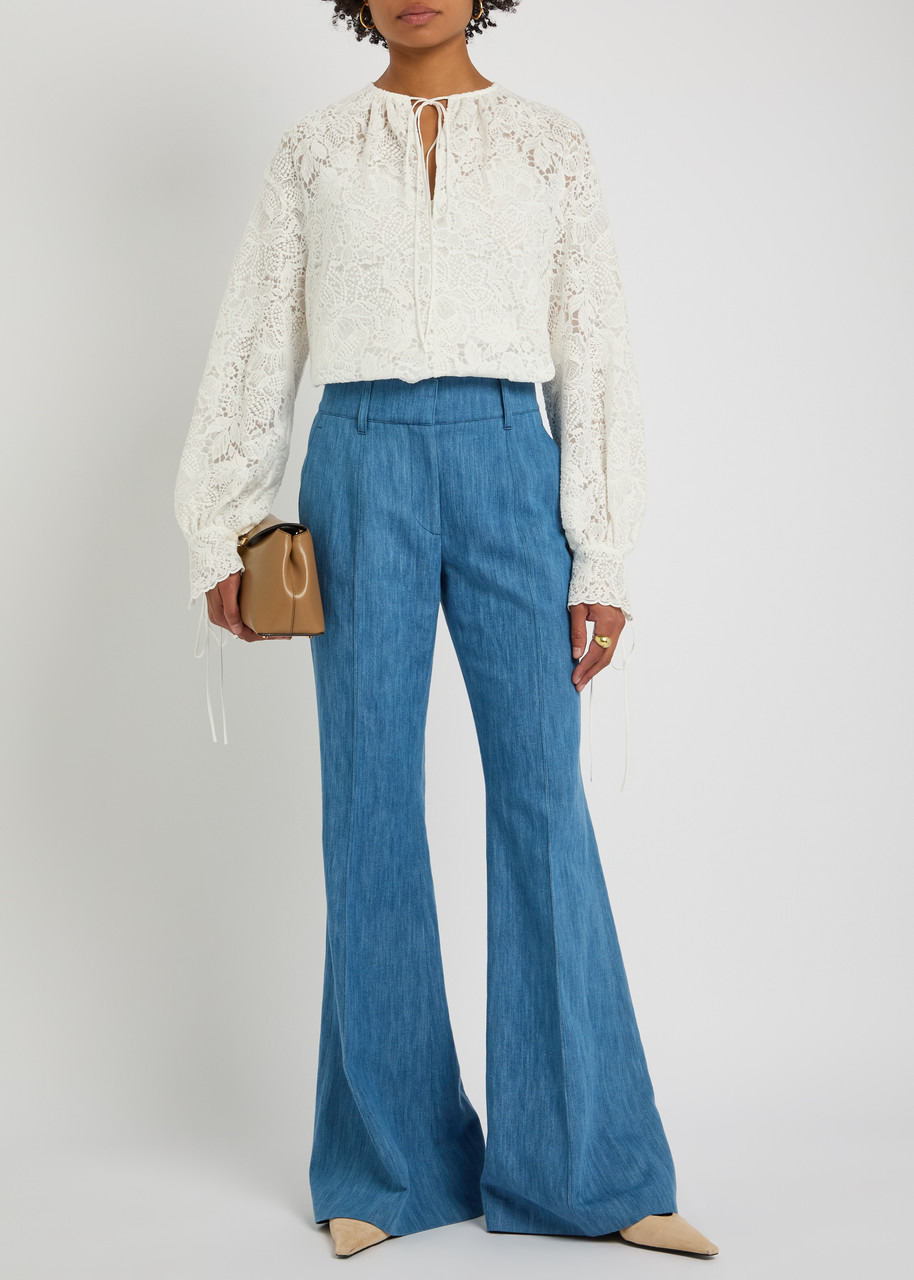 Erdem Ditsy Floral Guipure-lace Blouse - 4