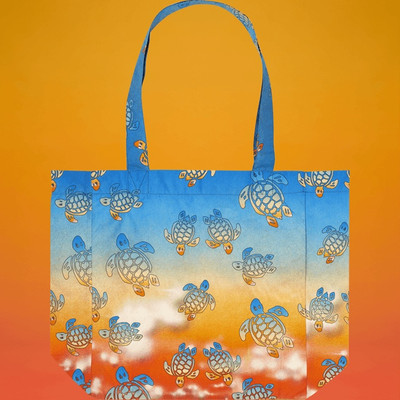 Vilebrequin Unisex Tote Bag Ronde des Tortues Sunset - Vilebrequin x The Beach Boys outlook