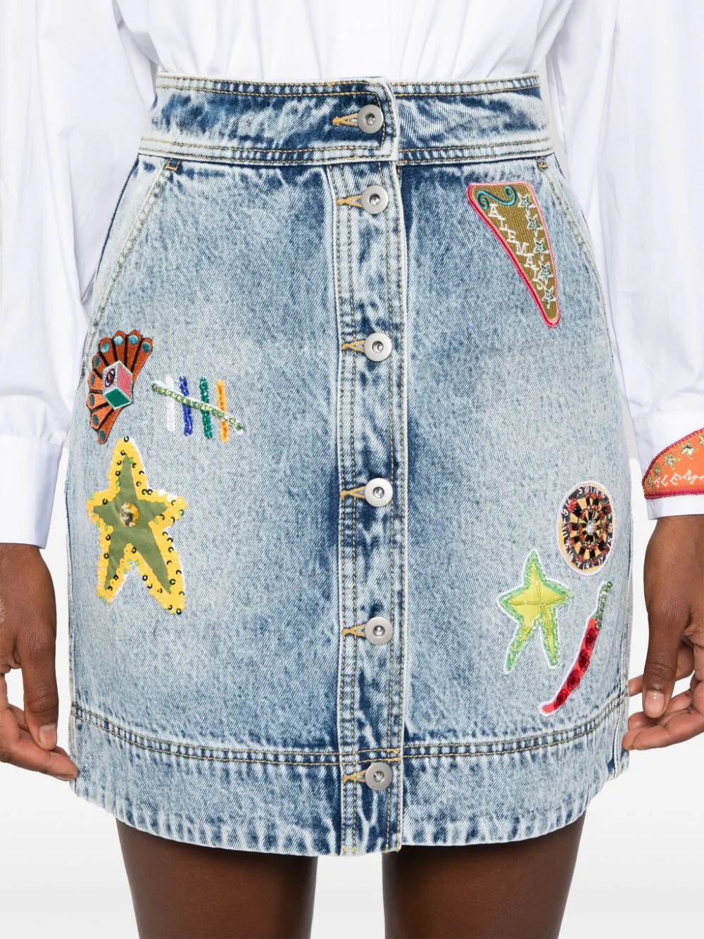 Jackpot Denim Skirt - 5