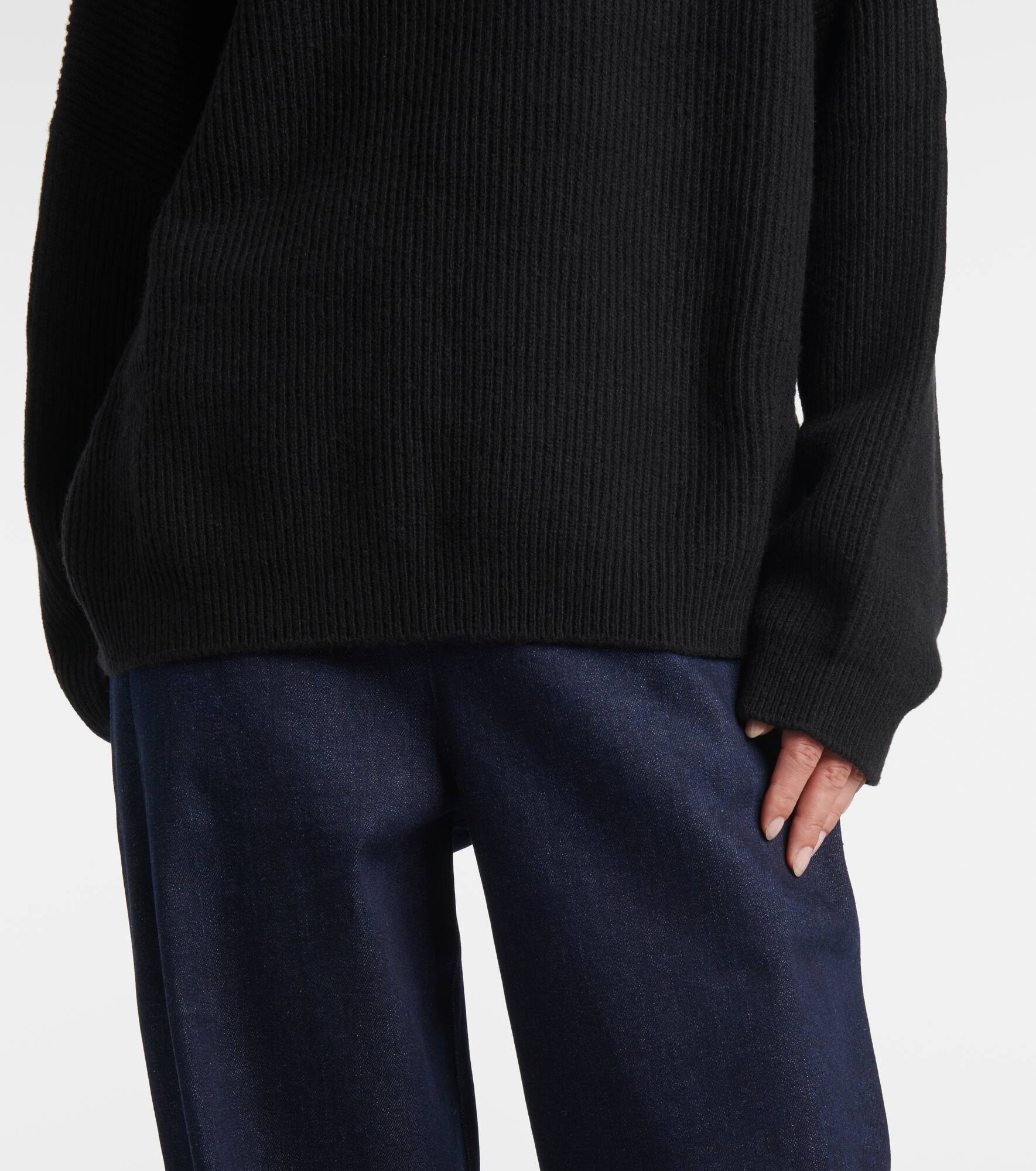 Kimm cashmere-blend mock neck sweater - 5
