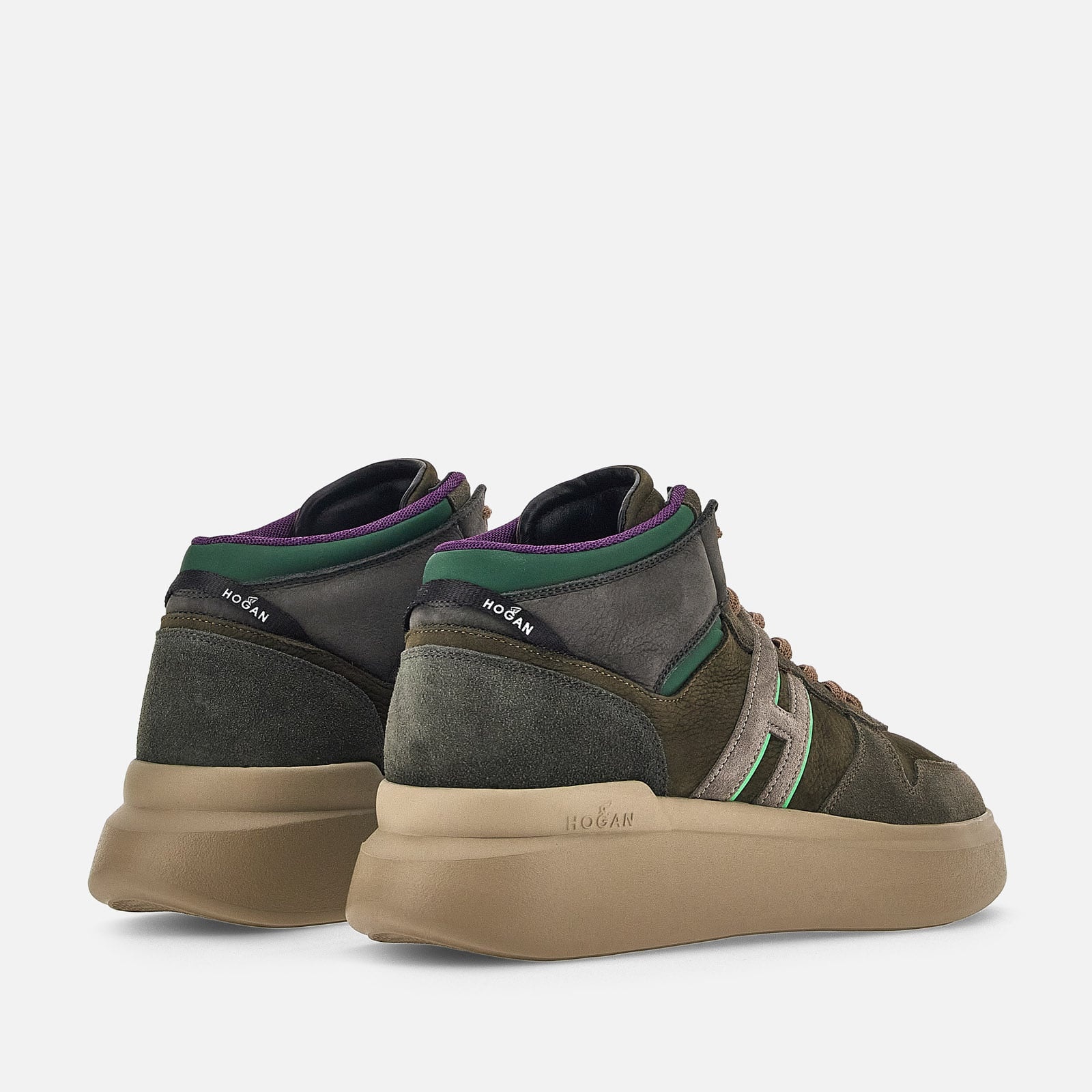 Sneakers Hogan H580 Mid-Top Green - 3