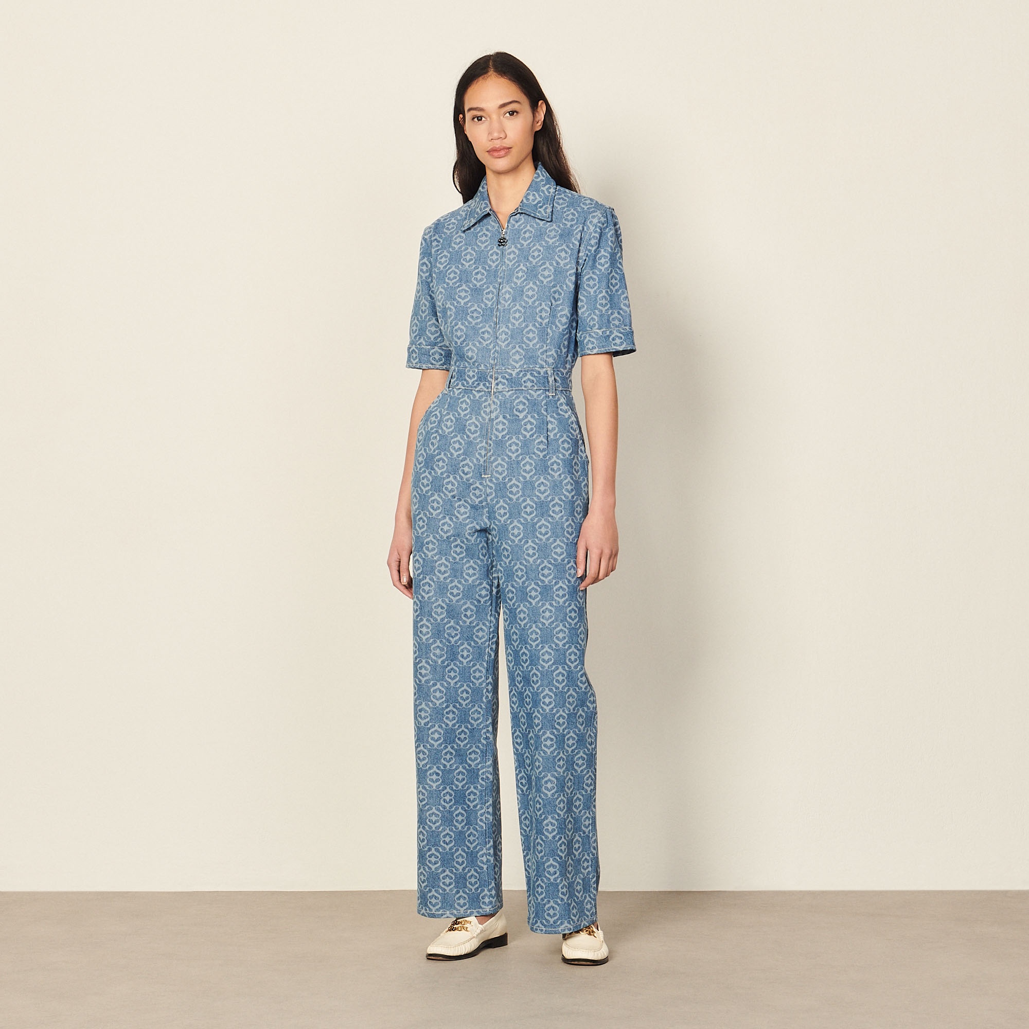 Denim jumpsuit - 6
