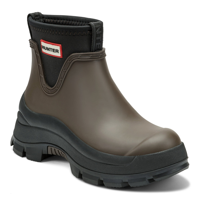 HUNTER Women's Eloise Lug Sole Waterproof Neoprene Rain Booties outlook
