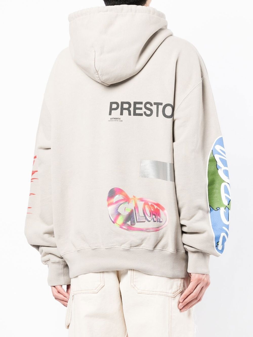 logo-print hoodie - 4