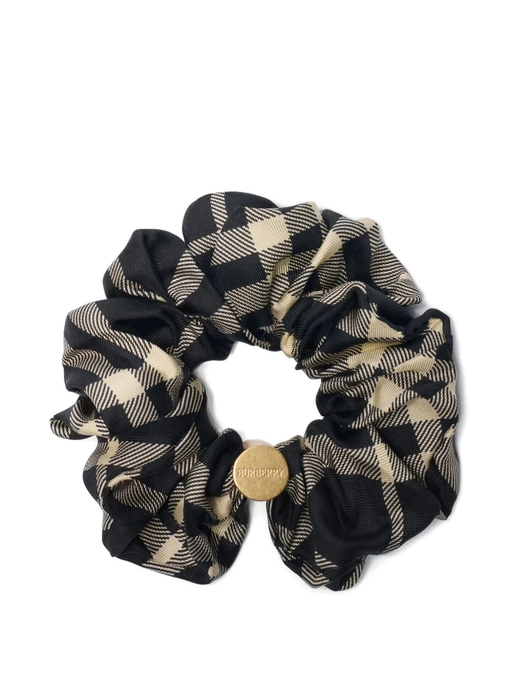 checked scrunchie - 1