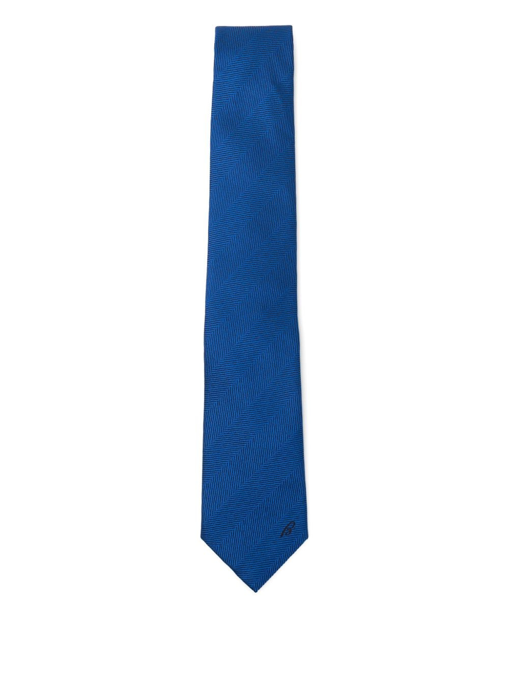 STRIPED SILK TIE - 1