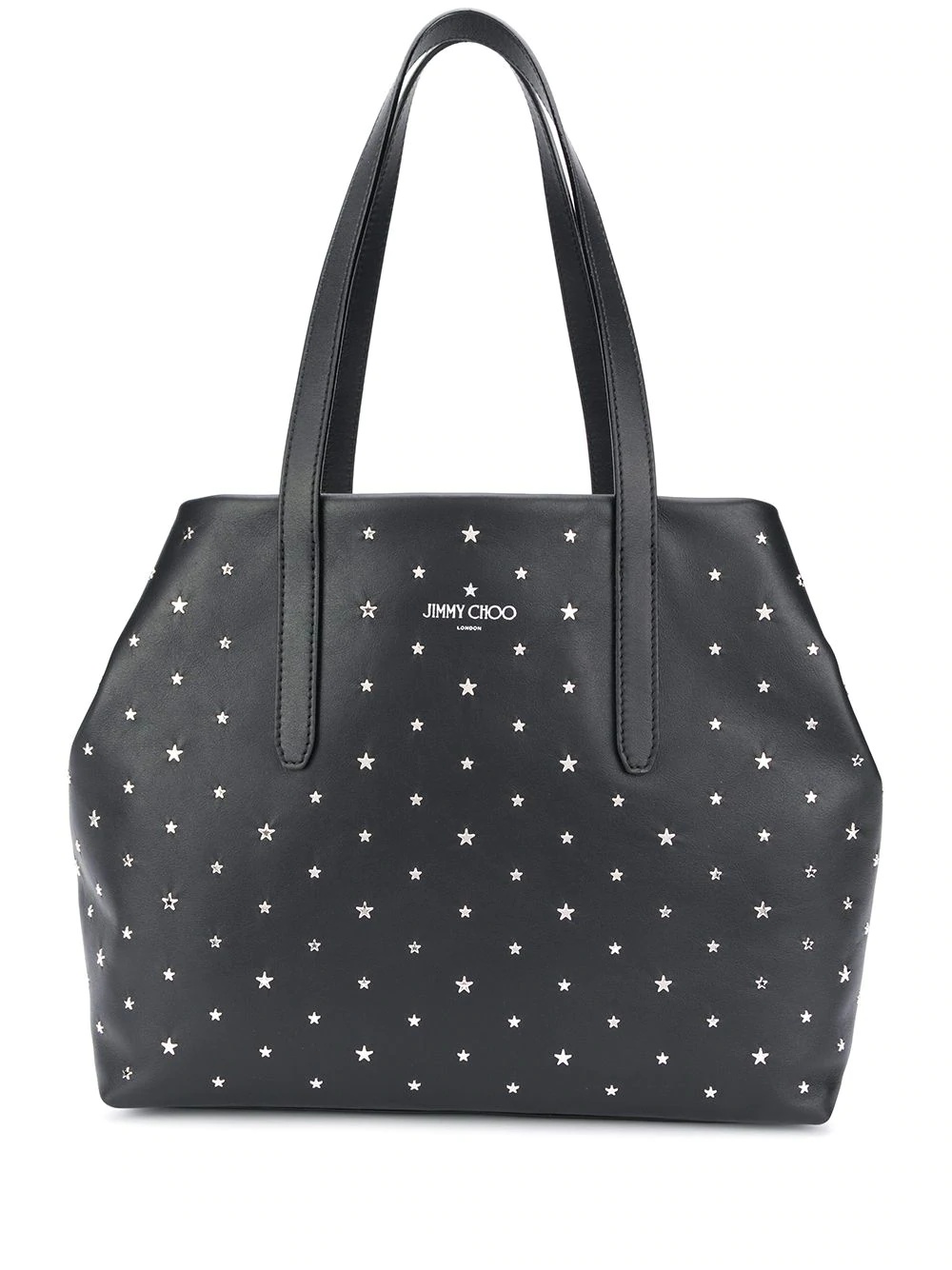 star-stud embellished tote bag - 1