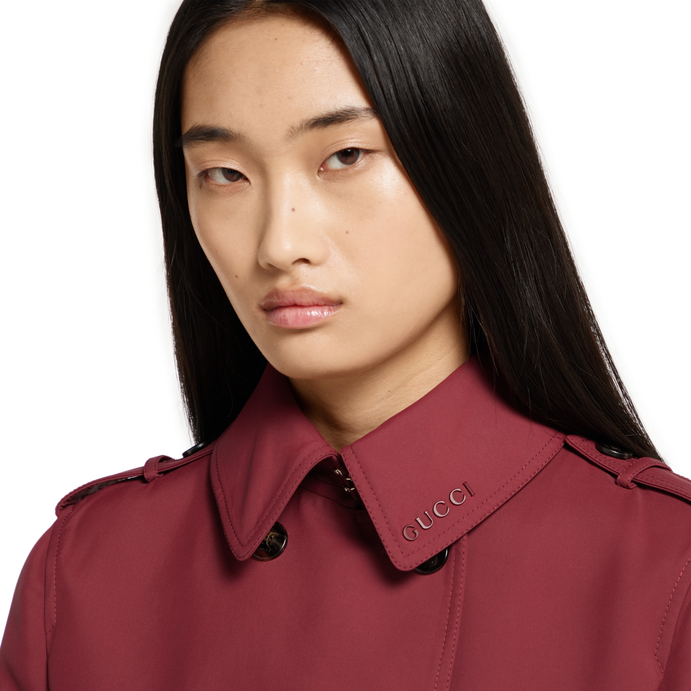 Double gabardine trench coat - 5