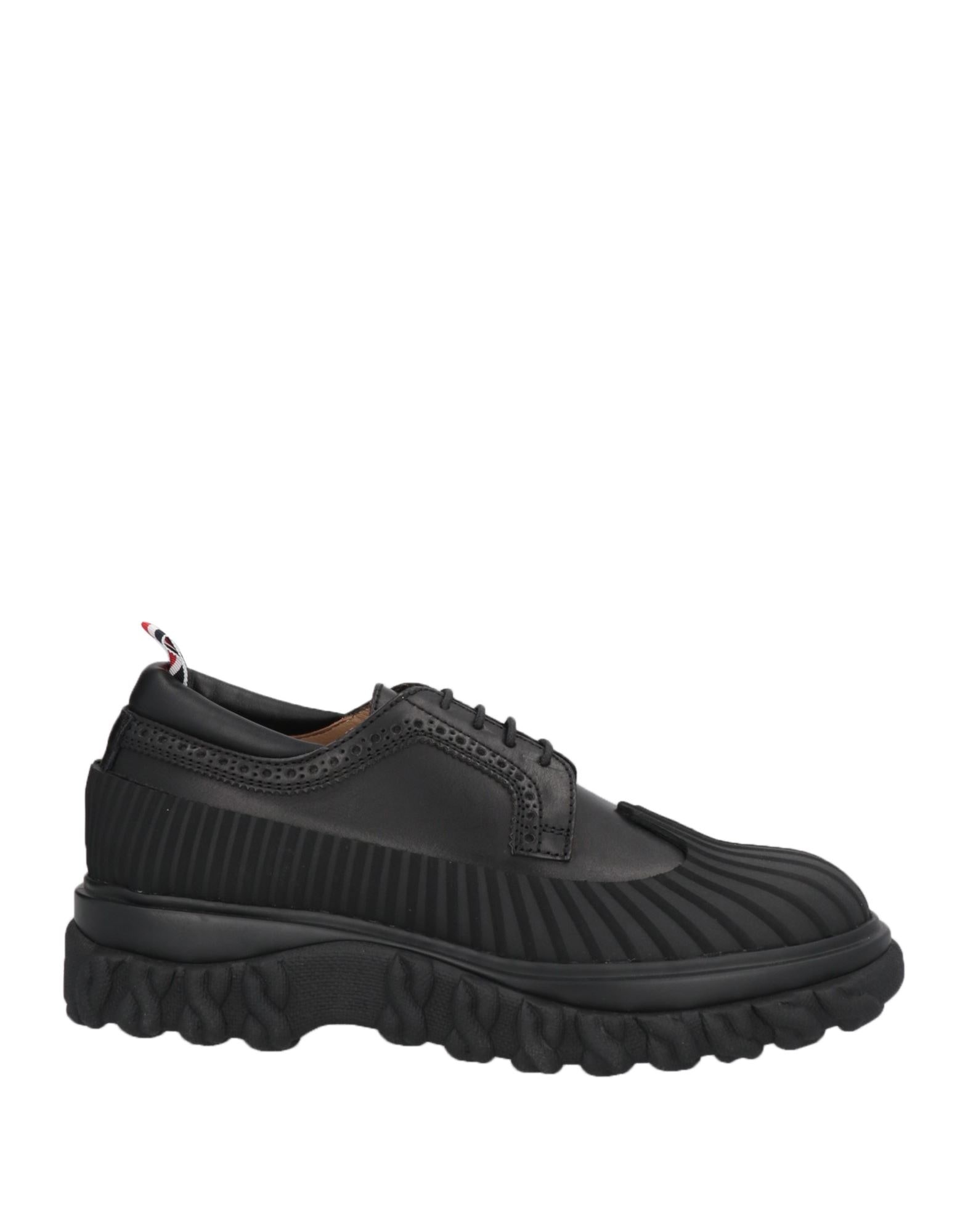Black Men's Laced Shoes - 1