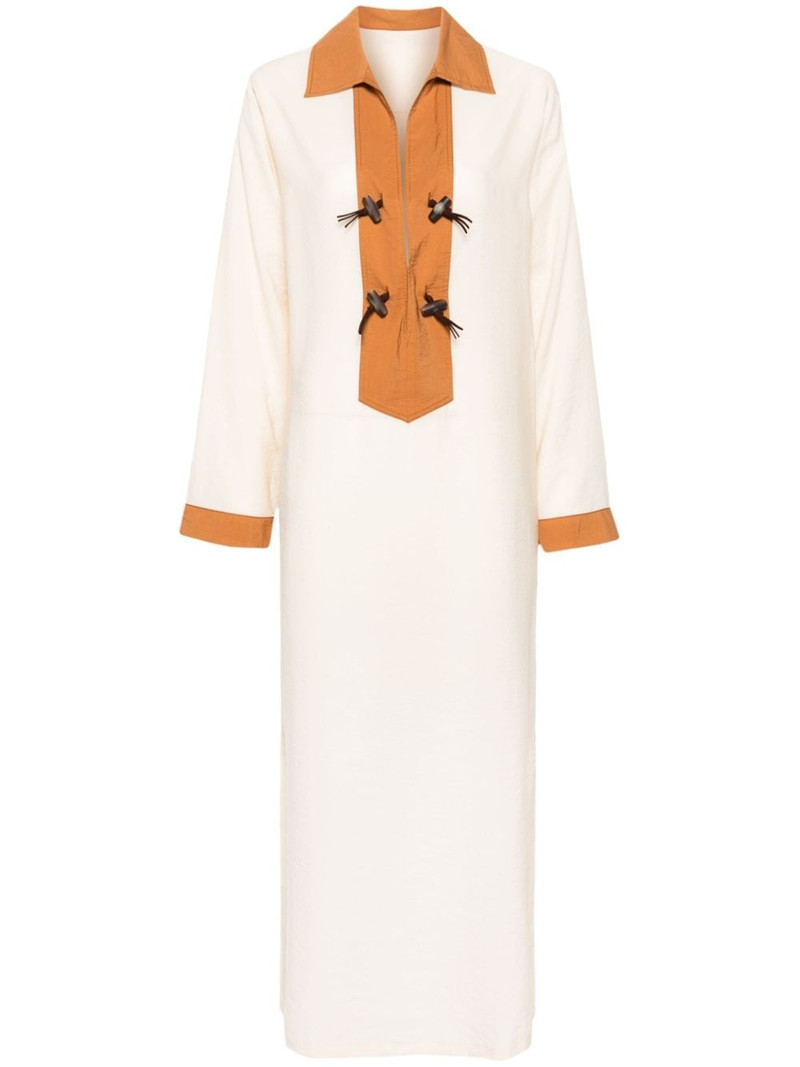 W-ADISH1 crinkled kaftan dress 1