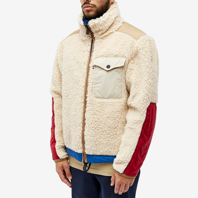 Moncler Grenoble Moncler Grenoble Plattiers Teddy Fleece Bomber outlook