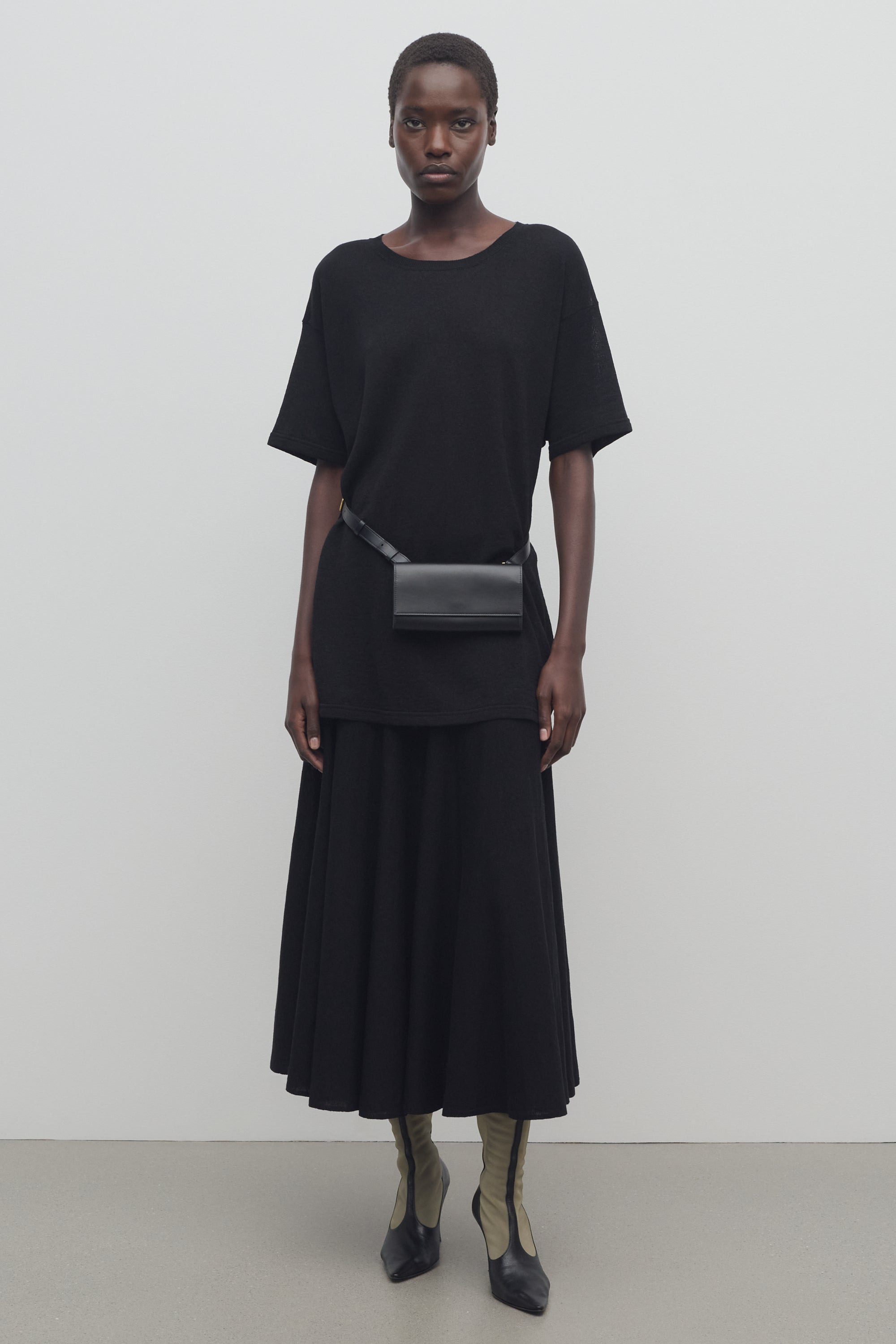 Jaliah Skirt in Cotton and Linen - 3