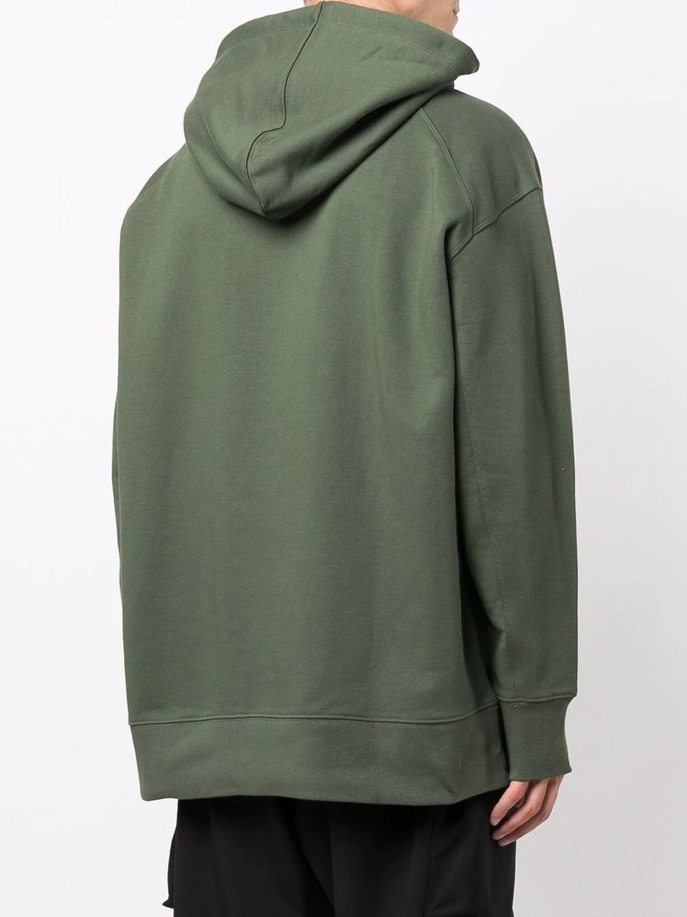 logo-patch drawstring hoodie - 4