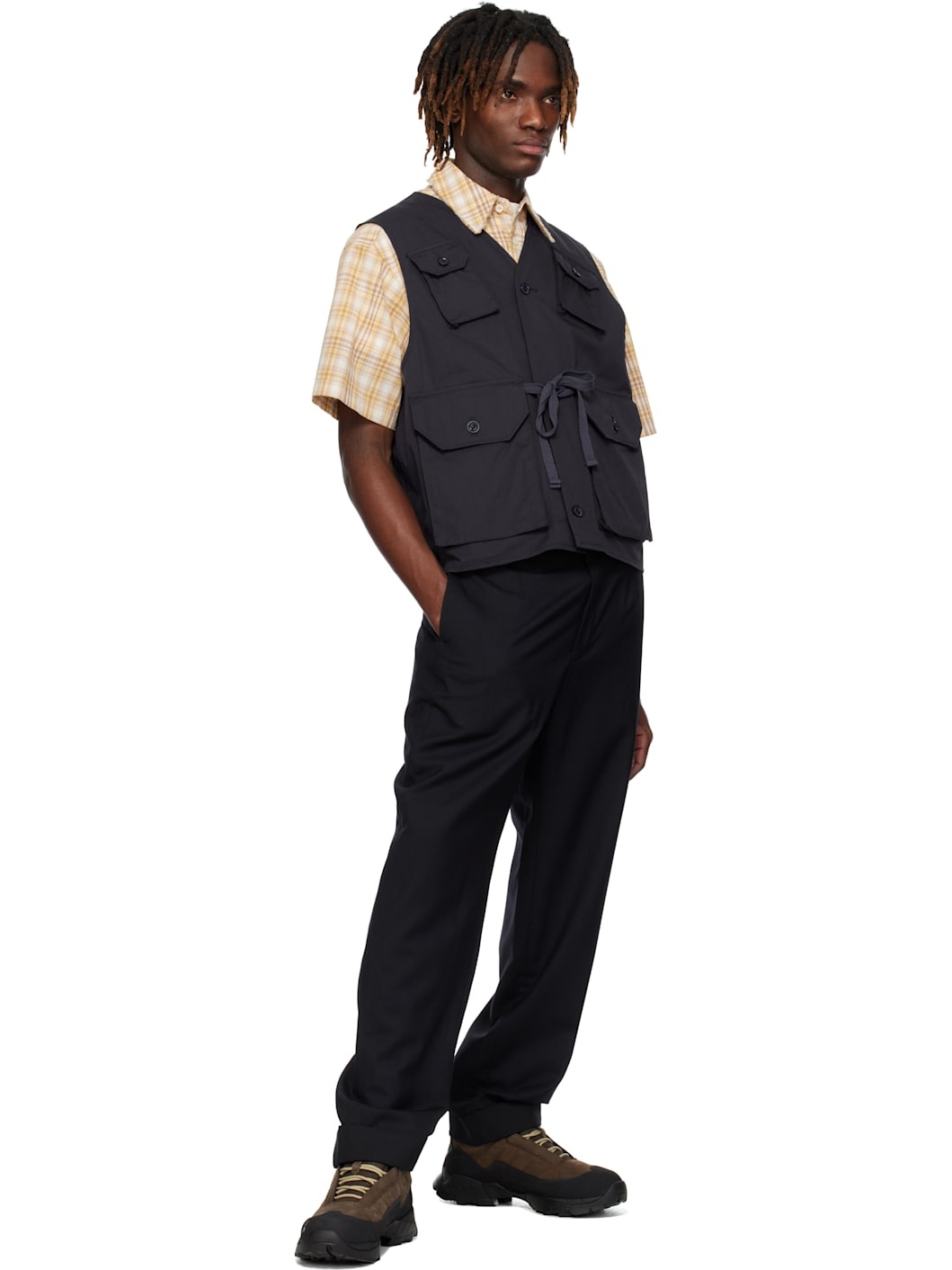 【新品】Engineered Garments reversible vest Engineered Garments x Sawa Takai's first collaboration