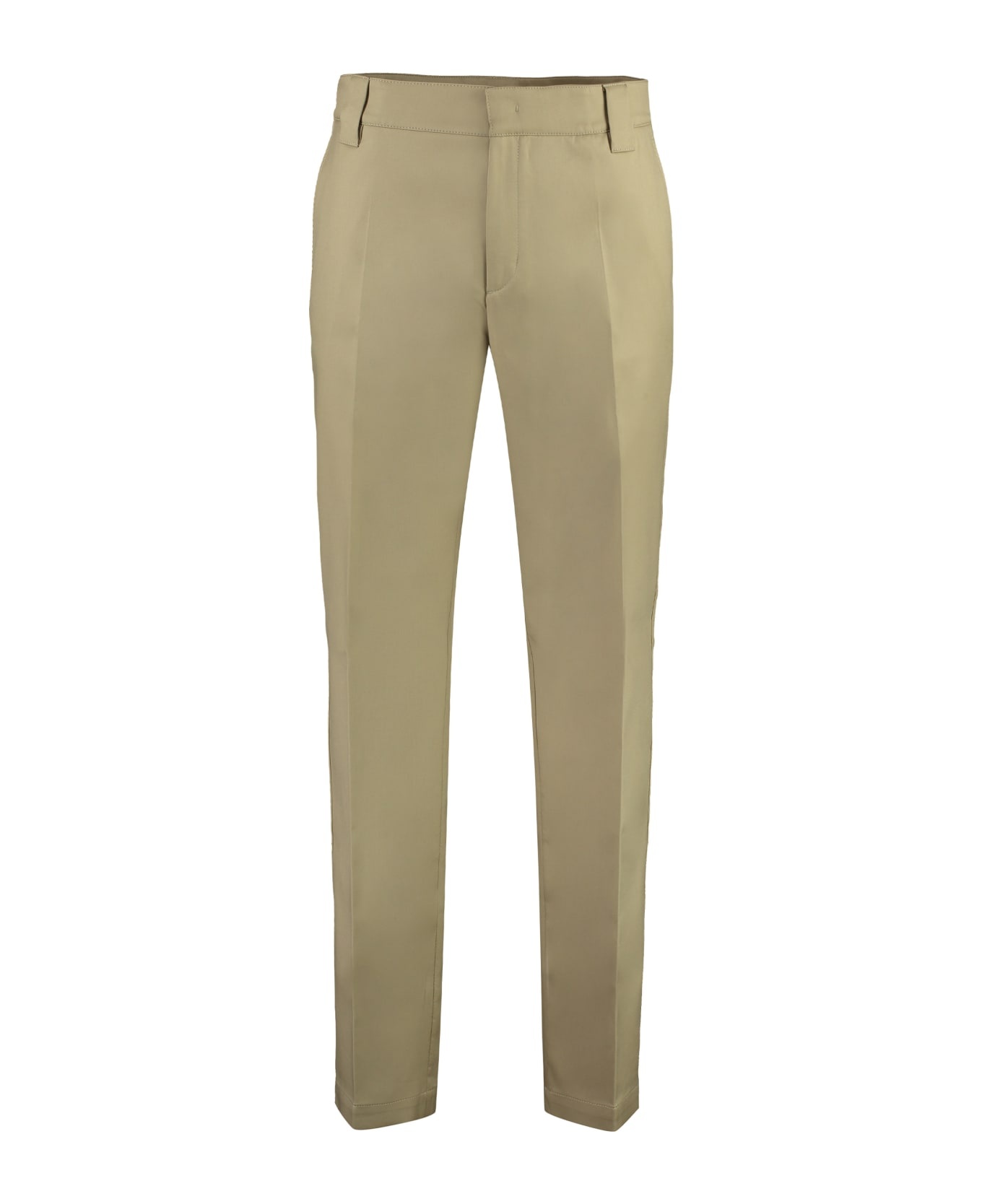 Cotton Gabardine Trousers - 1