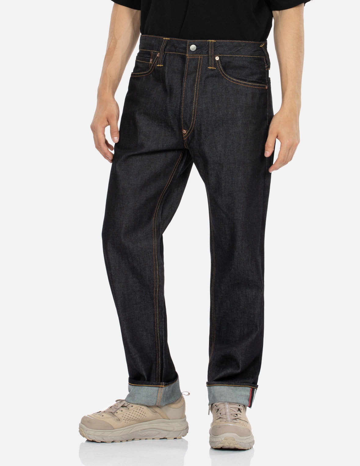 Seagull Print Baggy Fit Denim Jeans #2000 - 8