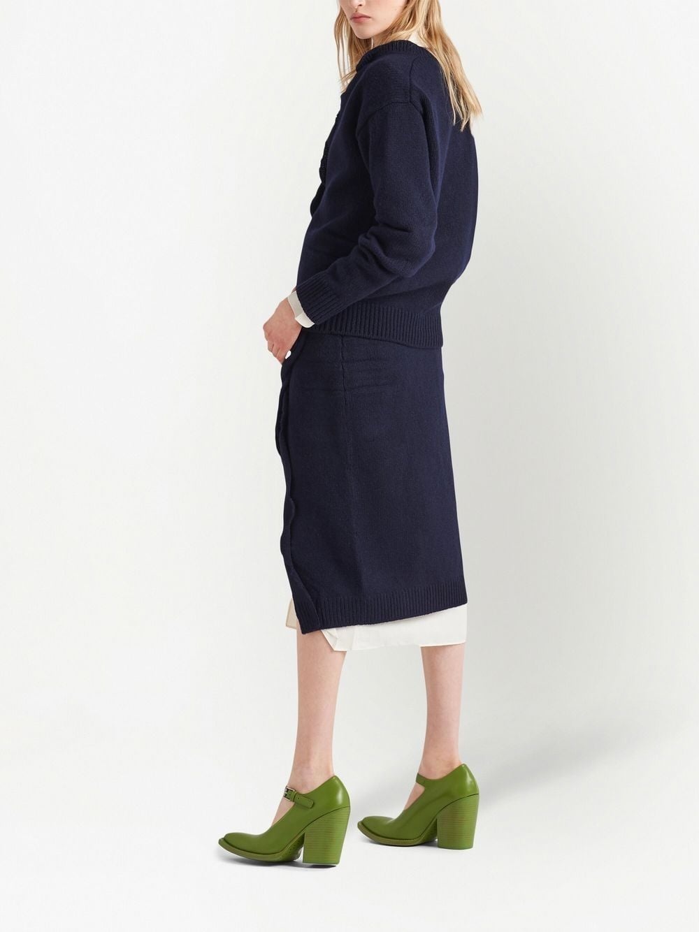 cashmere V-neck jumper - 3
