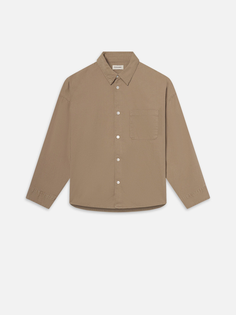 Dusty Sage에서 Relaxed Denim 셔츠 - 1