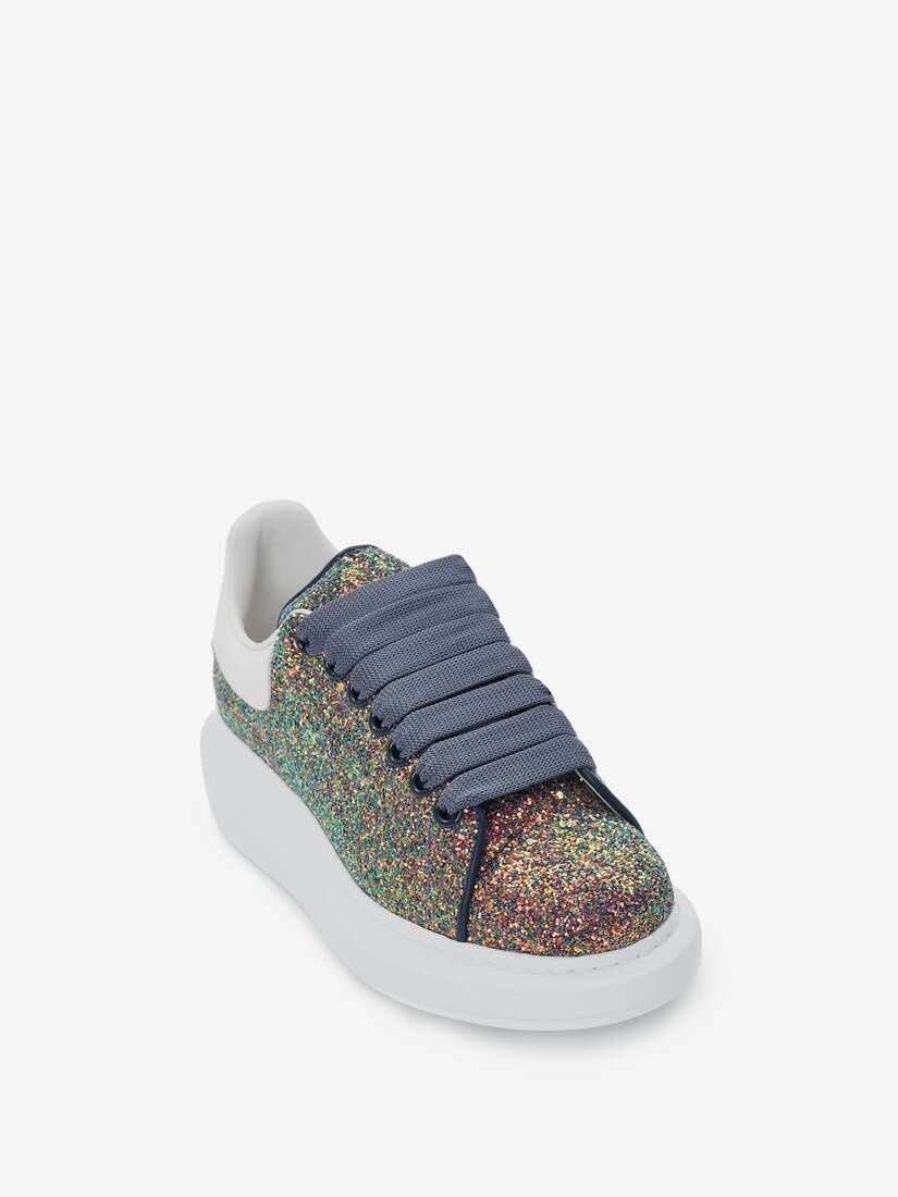 Oversized Sneaker in Petrol Blue - 2