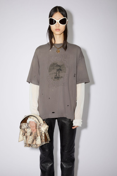 Acne Studios Layered t-shirt - Faded purple outlook