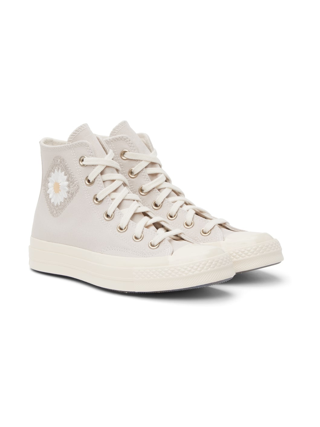 Beige Chuck 70 Festival Florals Sneakers - 4