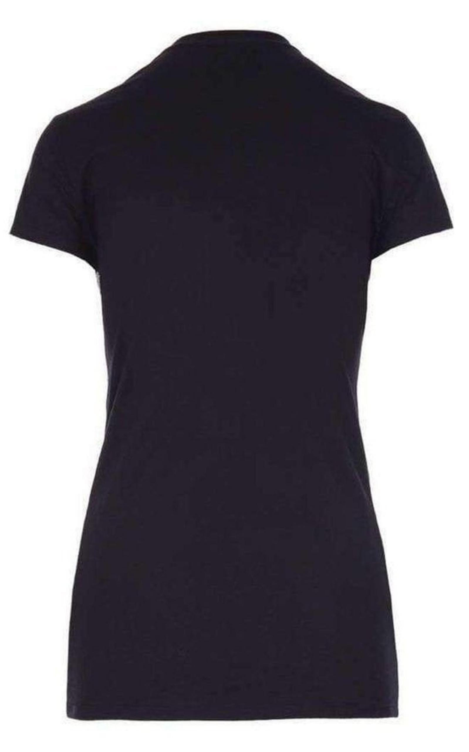 Crystal And Beads Fringe Black Cotton Shirt - 3
