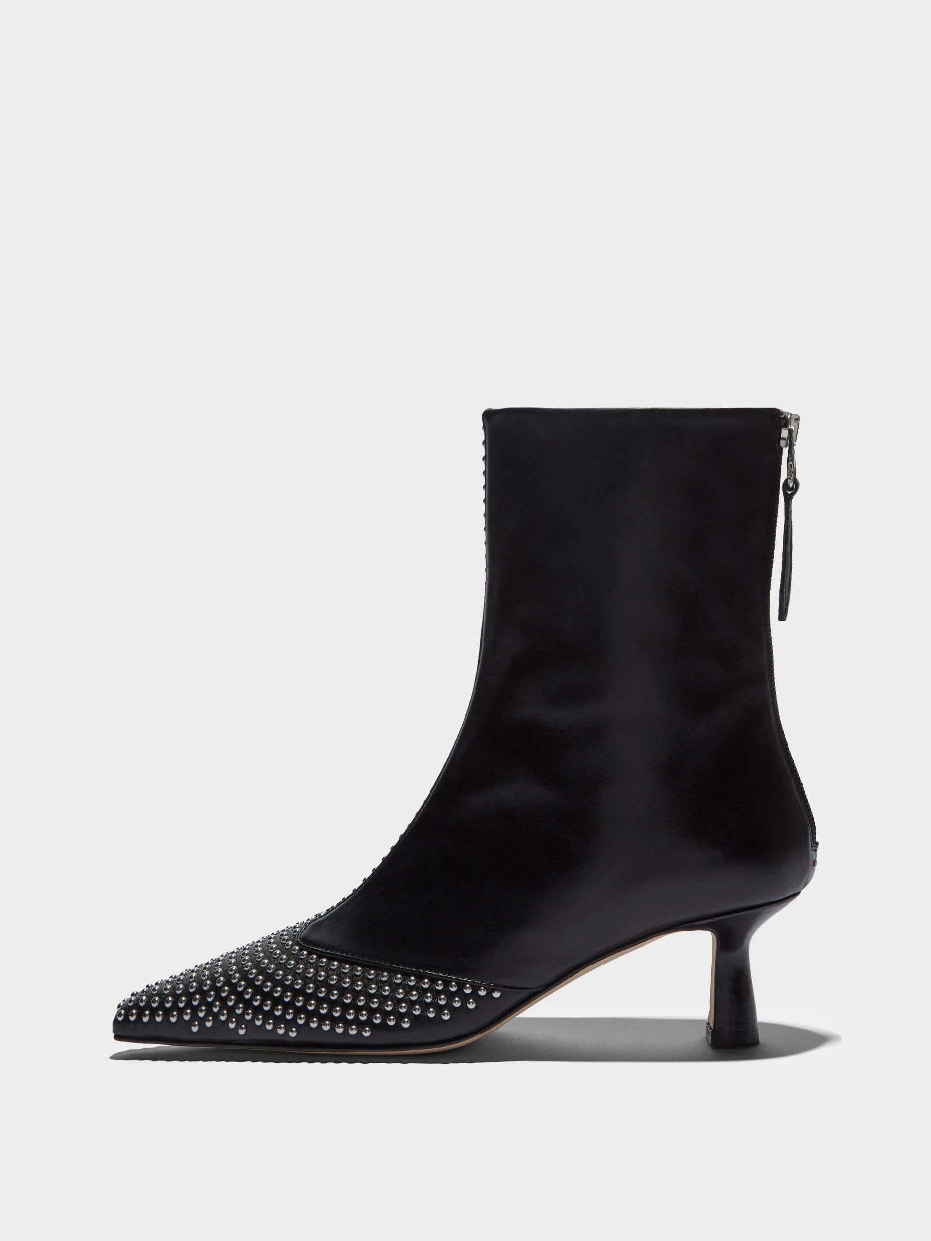 Sila Mini Stud Leather Boots - 1