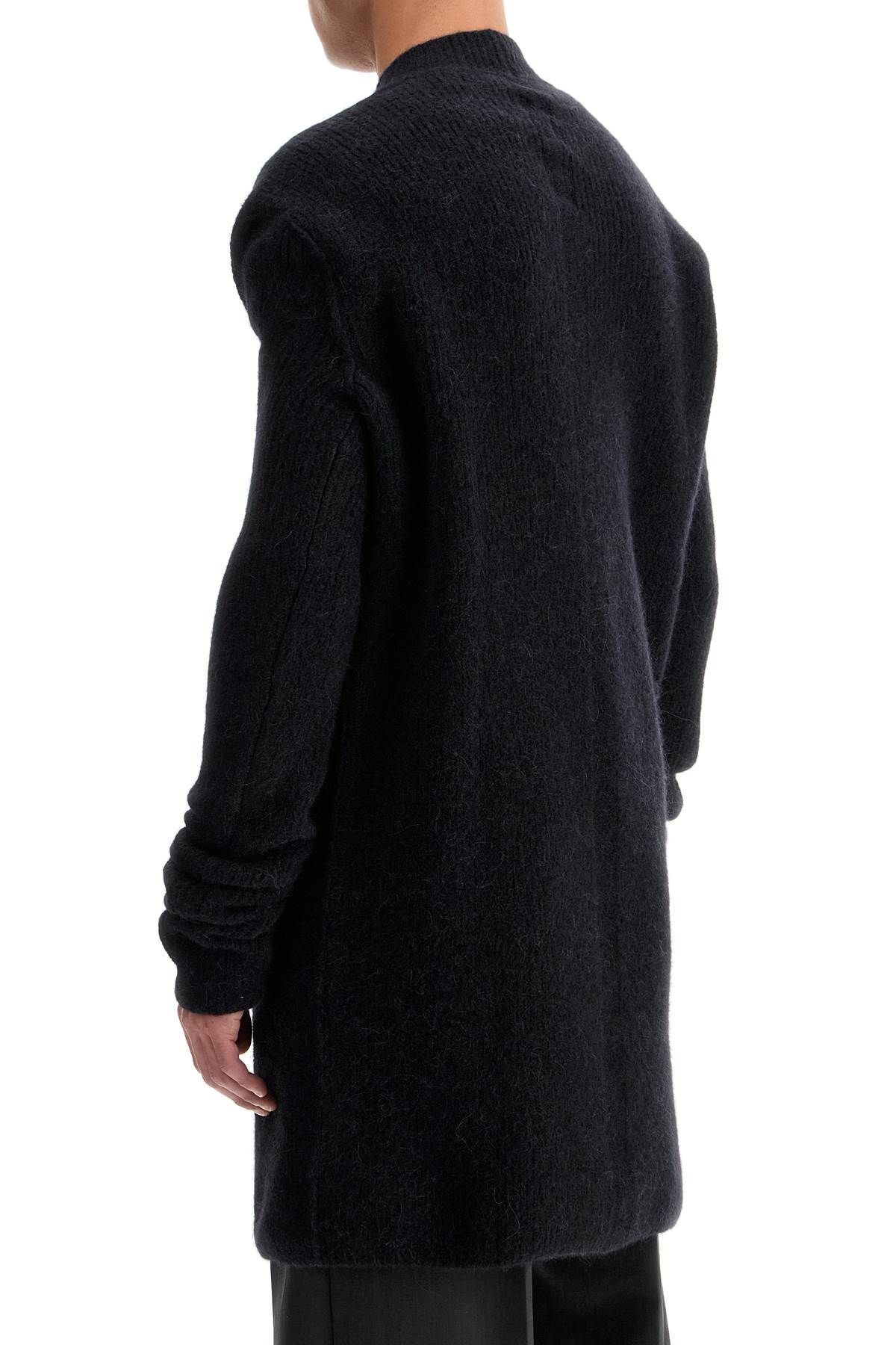 Rick Owens LONG SUBHUMAN SWEATER WITH CUT OUT | residenza725