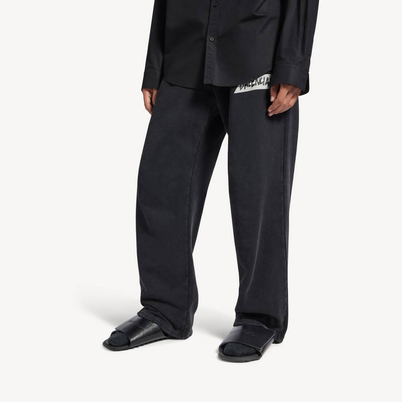 Men's Portofino Mule in Black 8