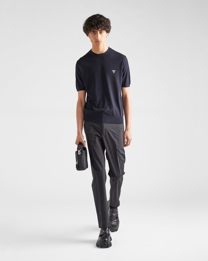 Prada Superfine wool crew-neck sweater outlook