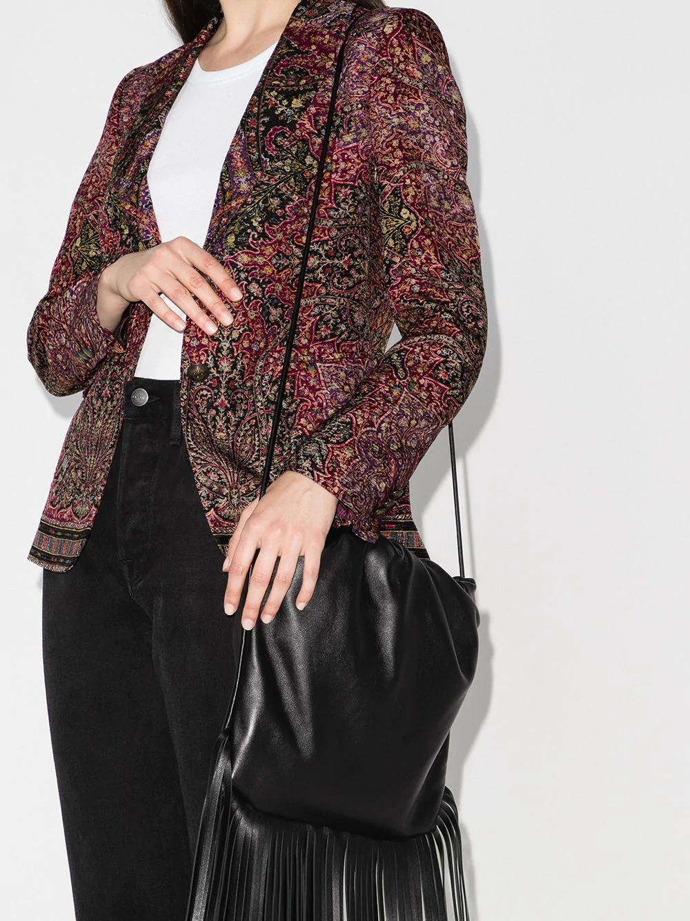 jacquard blazer - 2