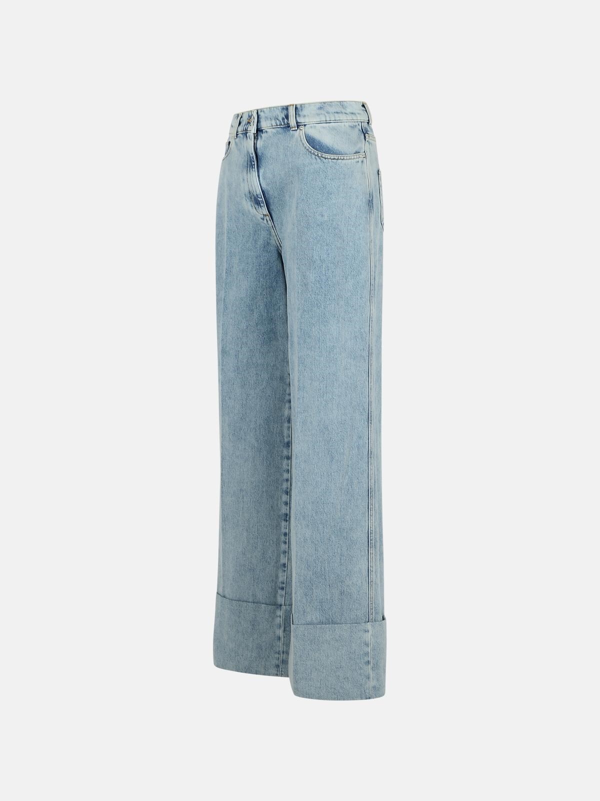 LIGHT BLUE DENIM JEANS - 2