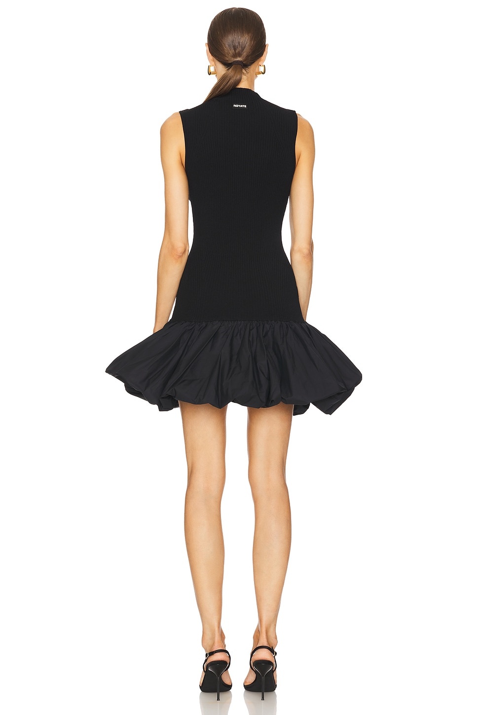 Knit Racer Cut Dress - 3