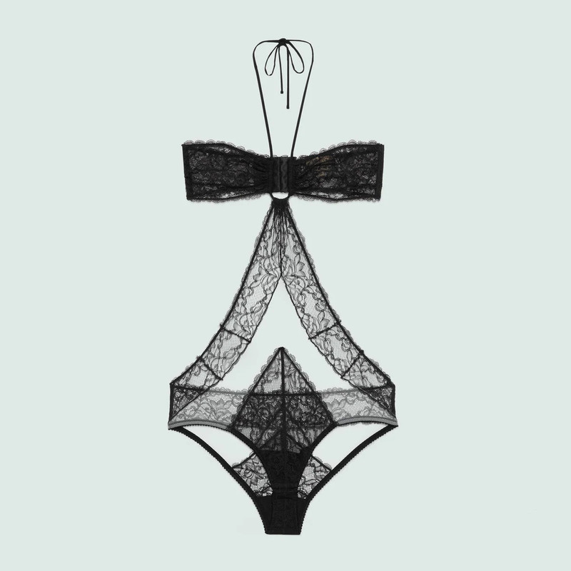 Lace tulle bodysuit 1