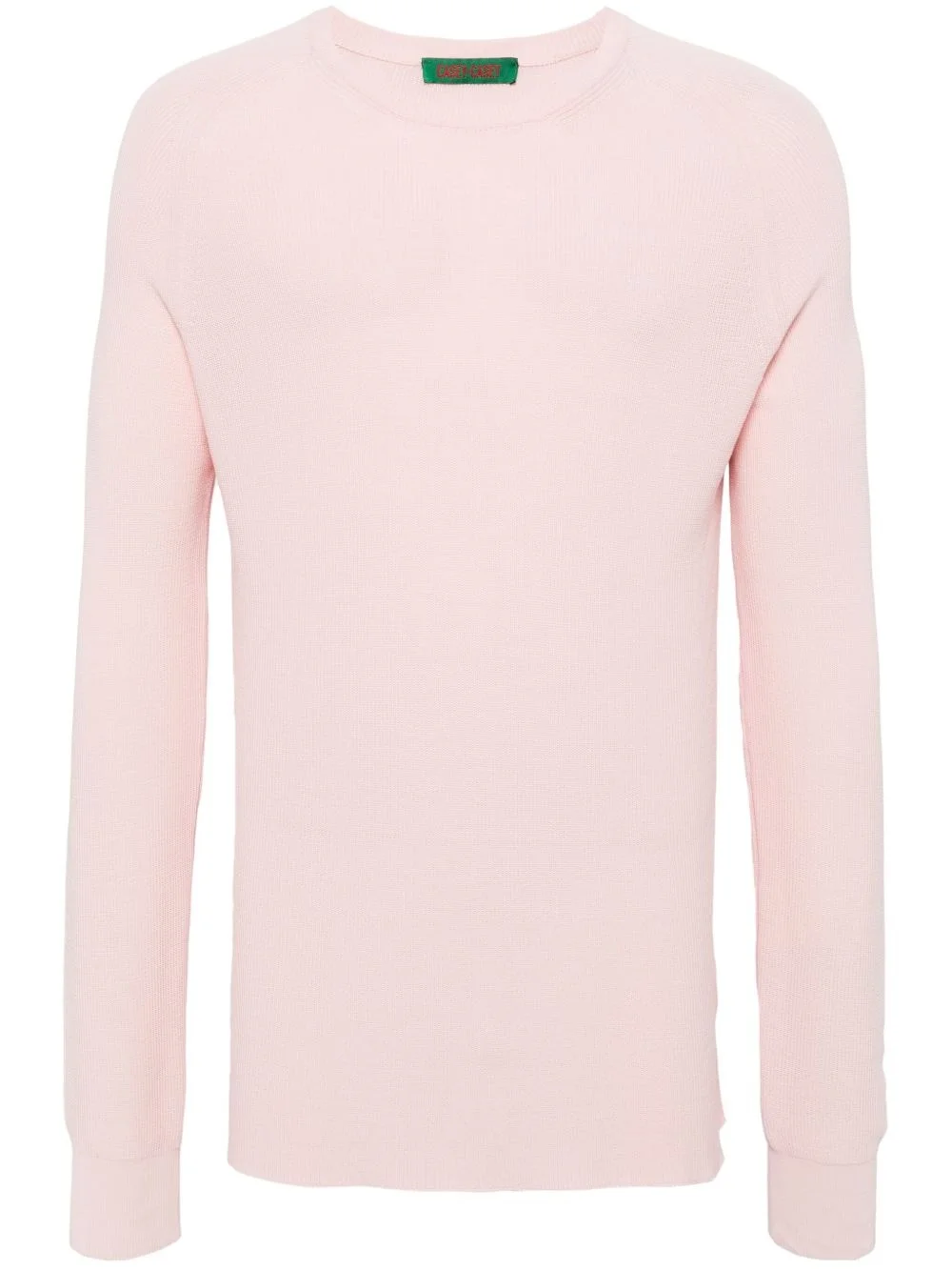 crew-neck cotton jumper - 1