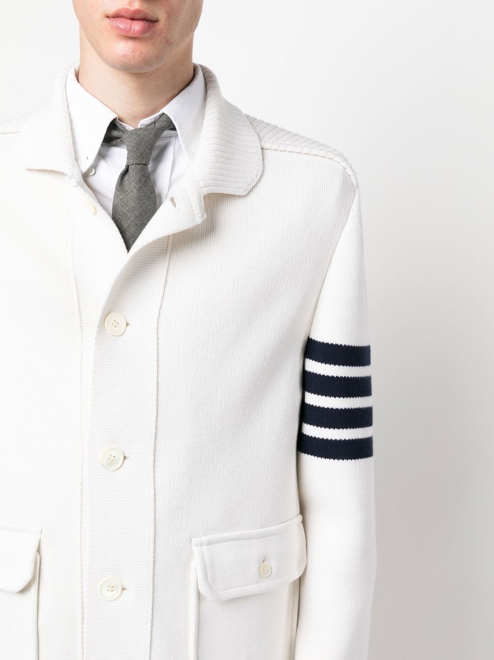 4-Bar buttoned cardigan - 5