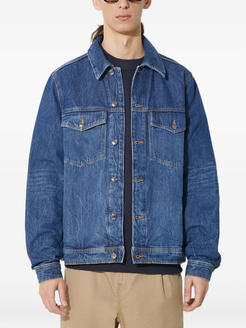 buttoned denim jacket 1