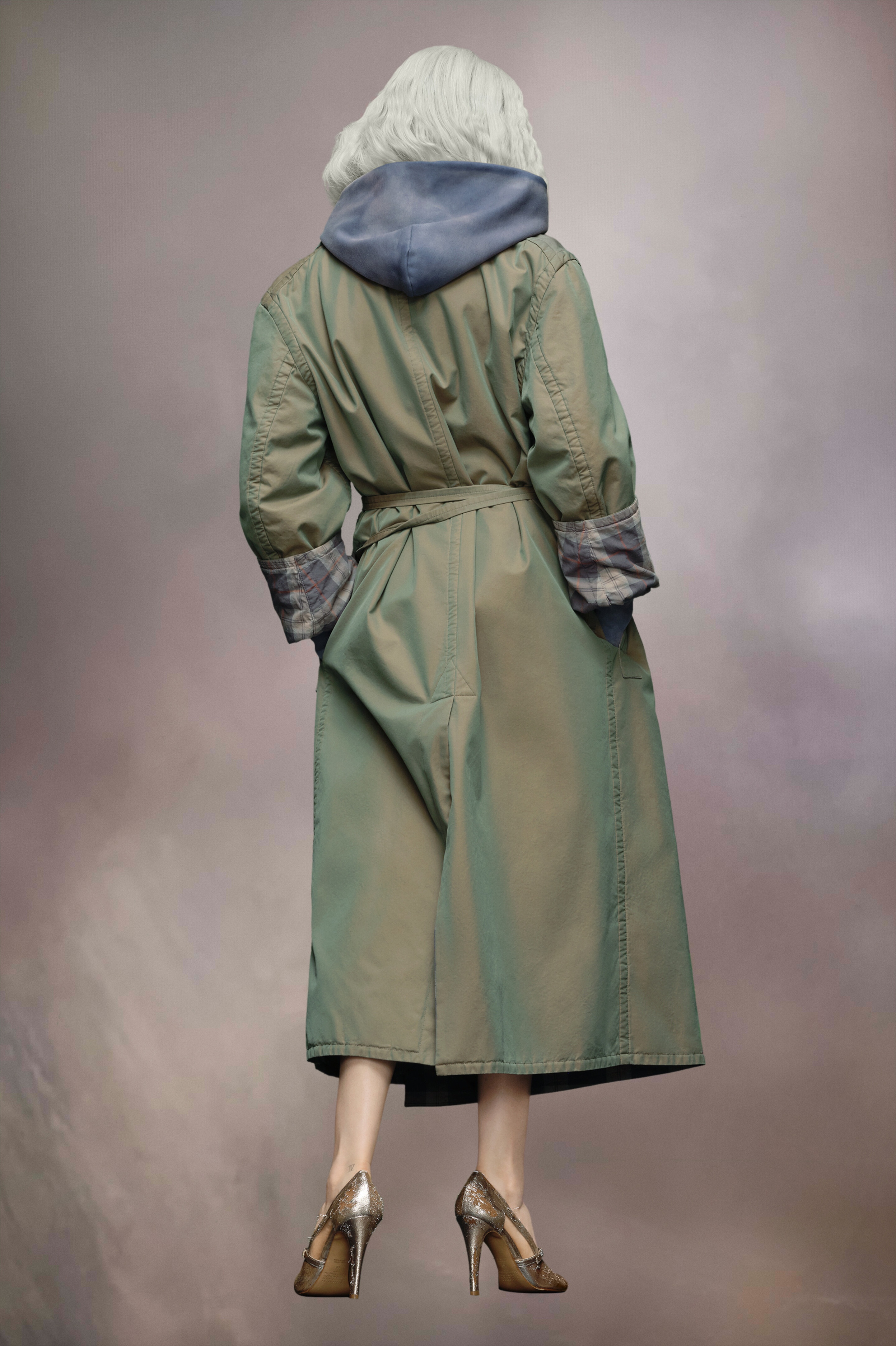 Reversible tonic cotton trench coat - 4