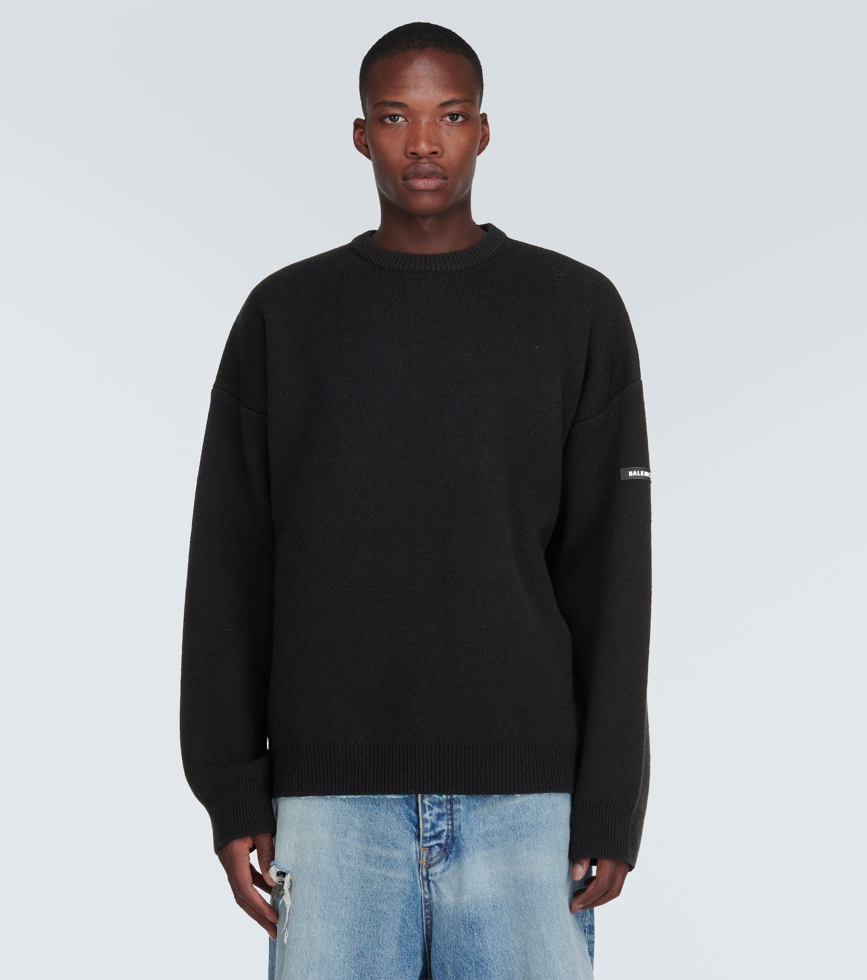 Oversized wool-blend sweater - 3